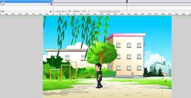 男子走路不看地面一直望天10秒