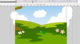 草蜢在草地上跳动6秒动画