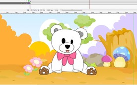 说话眨眼可爱小熊5秒动画