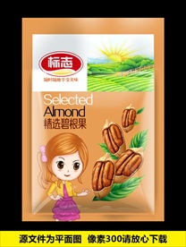 碧根果 平面展开图