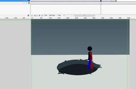 火柴人掉到洞里面7秒动画