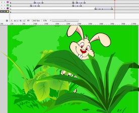 兔子从草丛钻出来6秒动画