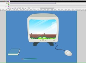 一台电脑的画面动态8秒