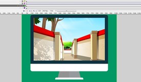 扁平电视动画5秒