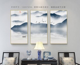 大型山水装饰画 客厅山水挂画