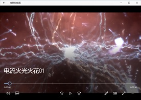 电光火花闪电视频动态背景特效素