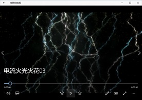 电光火花闪电视频动态背景特效