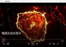 电光火花闪电视频动态背景特效素