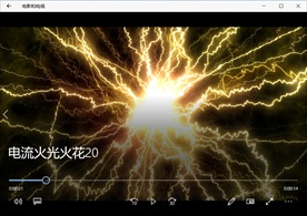 电光火花闪电视频动态背景特效素