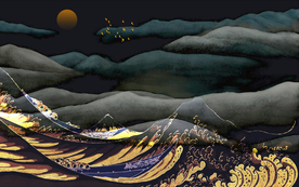 山水画 大型山水 抽象山水画