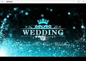 婚礼粒子动态背景特效素材