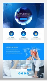 精致才艺艺术培训网页模板图片