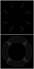 蓝色科技背景数字未来元素视频