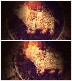 AE唯美火粒子光线企业LOGO