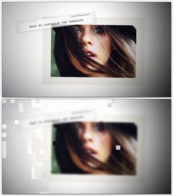 AE旅游照片多图轻快切换视频