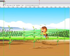 小蜜蜂嗡嗡嗡在田野飞舞6秒