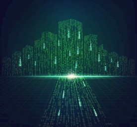 未来城市智能科技数字建筑大楼