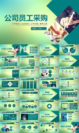 人力资源部员工采购培训PPT