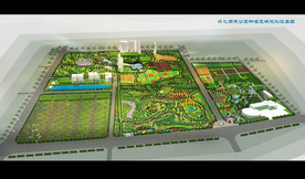 公园苗圃效果图