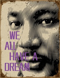 马丁路德金海报设计