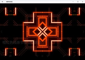 矩形线条结构变换跳动背景视频