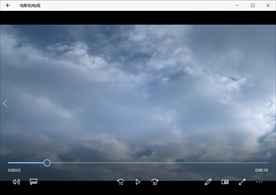 蓝天白云飞翔天空风景视频