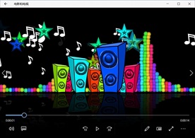 卡通音乐音符音响