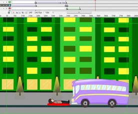 晚上等车的人遇到交通事故7秒