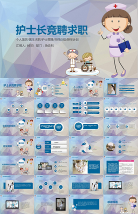 医院护士长岗位竞聘求职PPT