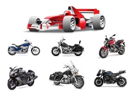 矢量摩托与赛车