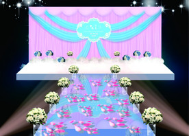 婚礼场景效果图