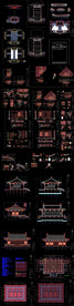寺庙天王殿建筑图纸