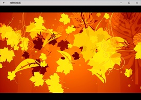 叶子飘落动态背景