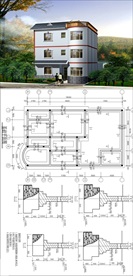 建筑施工图含CAD原图