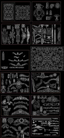 欧式家具雕花纹