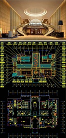 娱乐场所施工图含CAD结构图