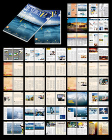 公司期刊杂志word模板