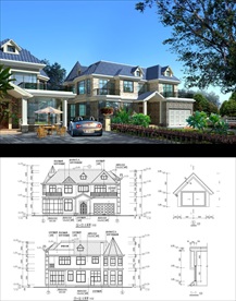 建筑施工图含CAD结构图