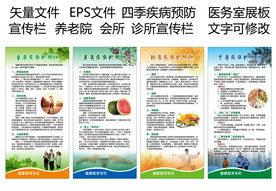 春夏秋冬疾病的预防