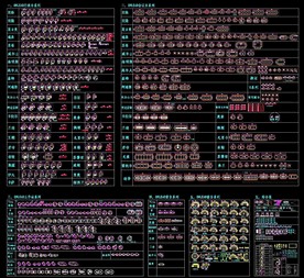 办公桌平面图块