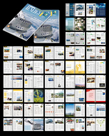 企业杂志期刊word设计模板