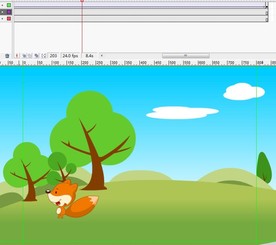狐狸小动画走路11秒动态
