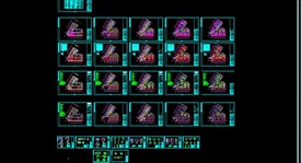 酒店装饰图CAD结构图