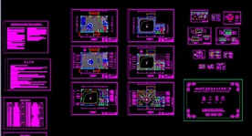 酒店装饰图CAD结构图