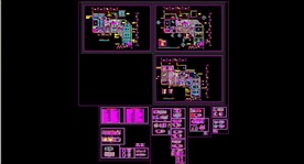 酒店装饰图CAD结构图