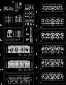 多层住宅建筑图