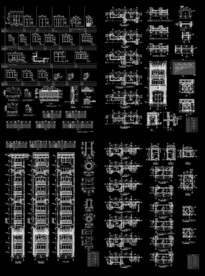 多层住宅建筑剖面图