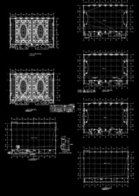宴会大厅照度计算平面图