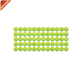 化学实验分子APP图标模板