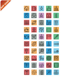 节日生日类APP图标模板